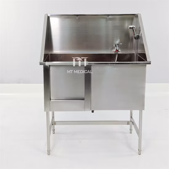 Banheira para cães, máquina de lavar para animais de estimação, spa, pia médica, equipamento veterinário